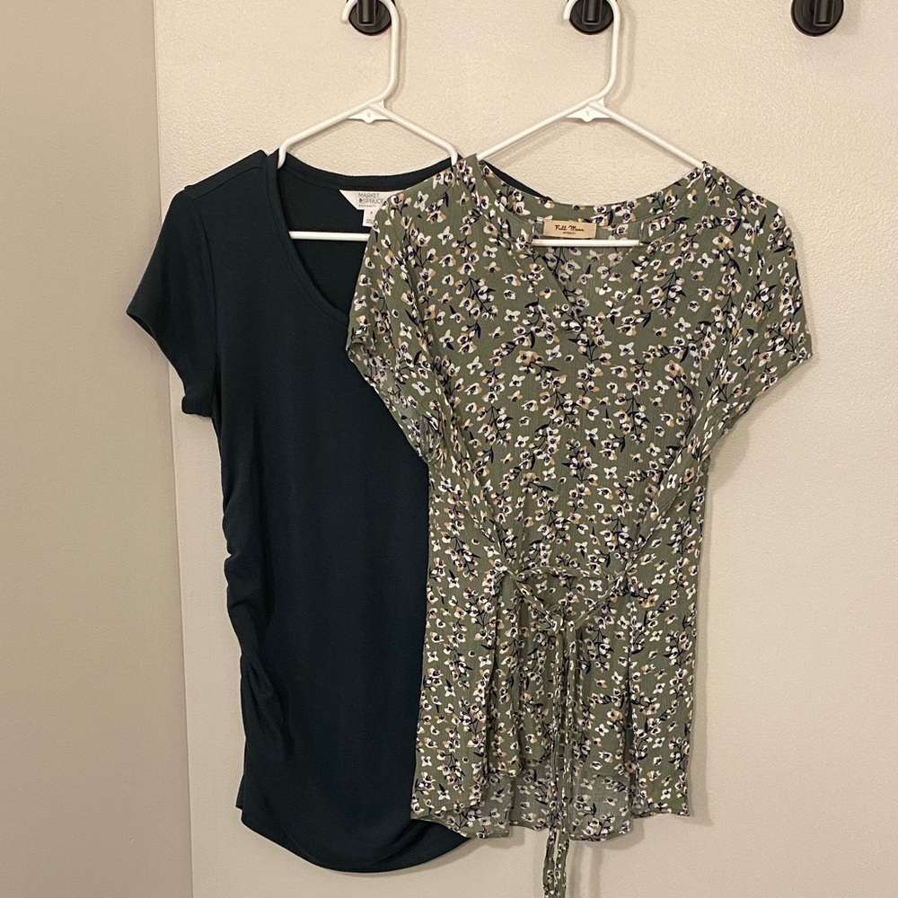 Maternity work tops